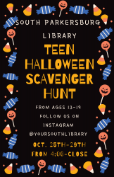 Halloween Teen Scavenger Hunt at South