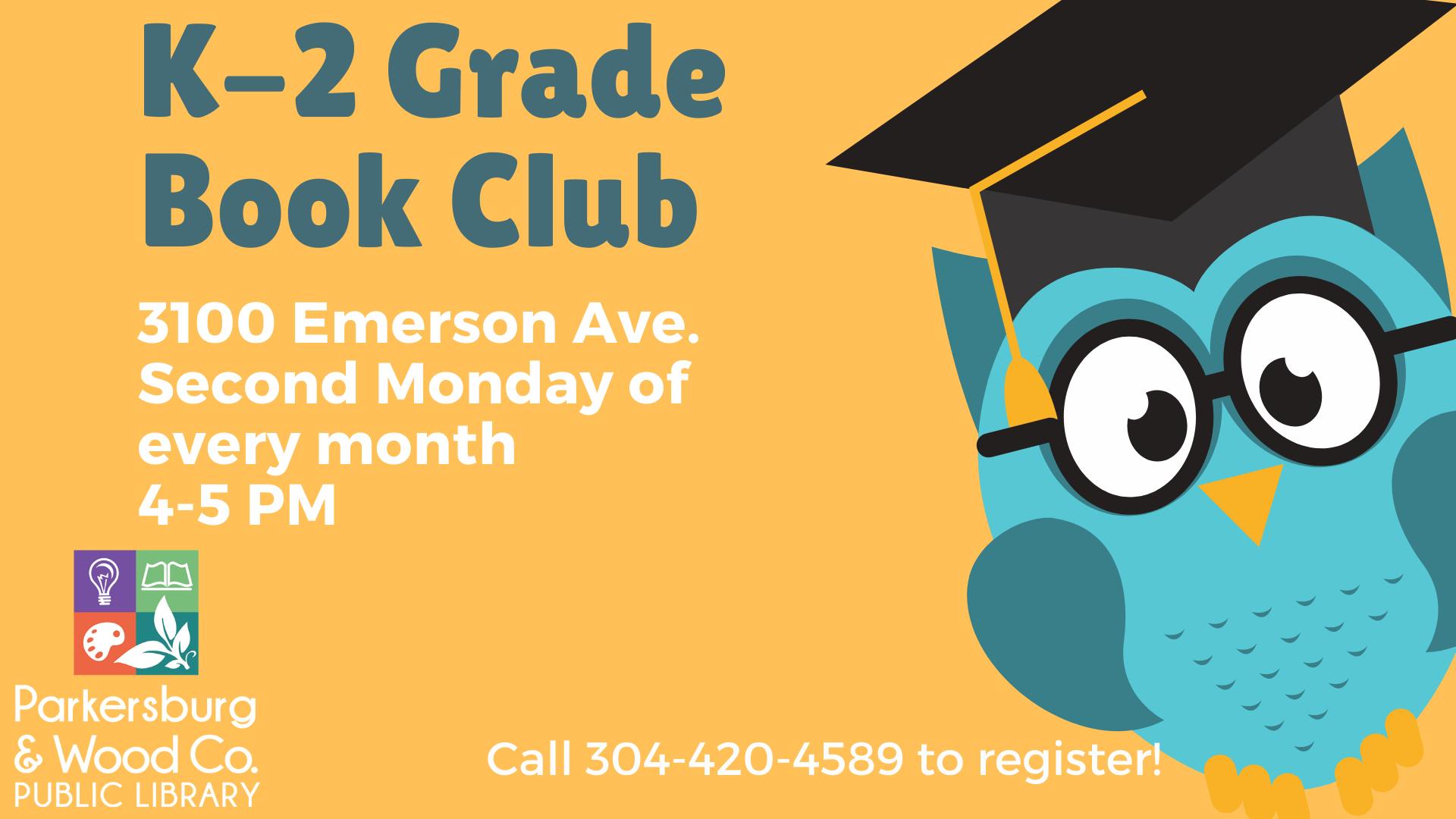 K – 2 Grade Book Club at Emerson