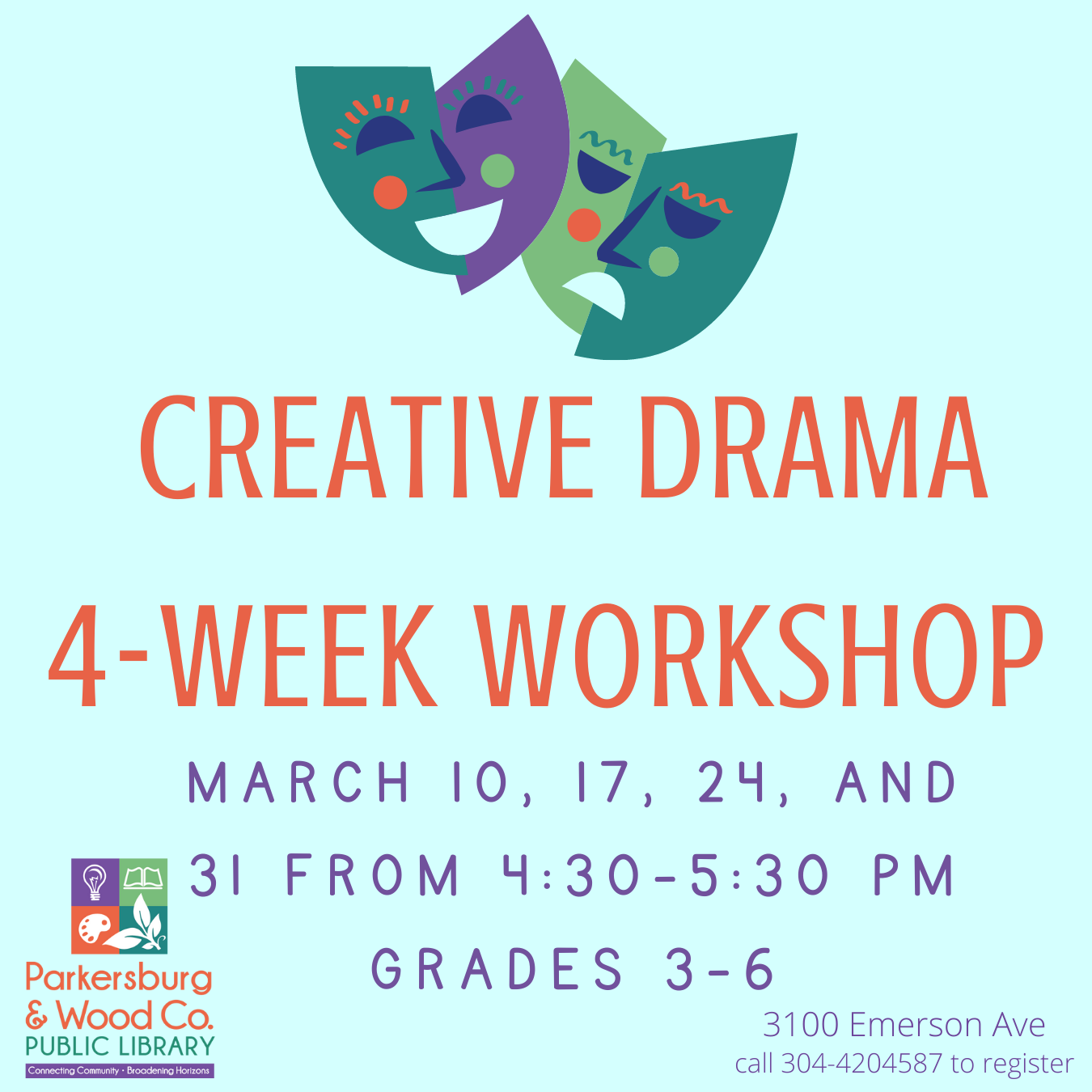 Creative Drama 4-Week Workshop at Emerson
