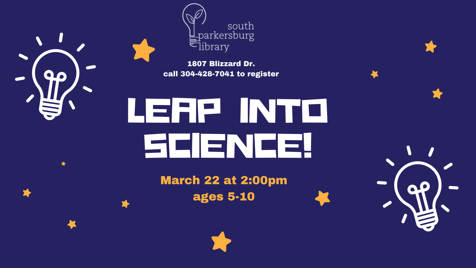 Leap Into Science! at South Parkersburg