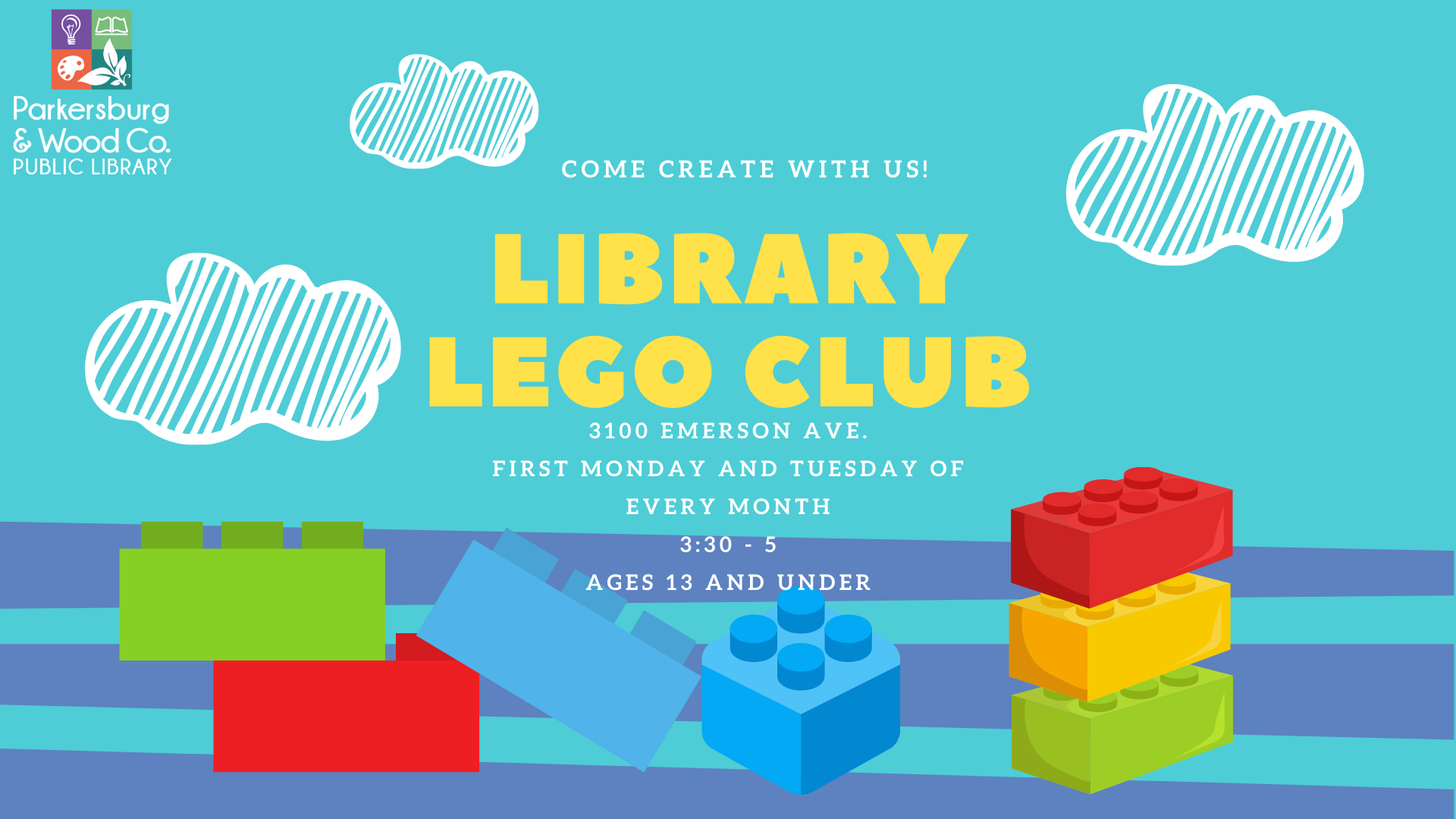 bag komfort Baron Library Lego Club at Emerson – Parkersburg & Wood County Public Library