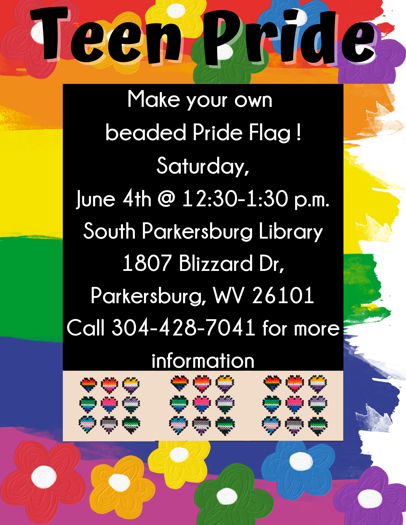 Teen Pride at South Parkersburg Library!