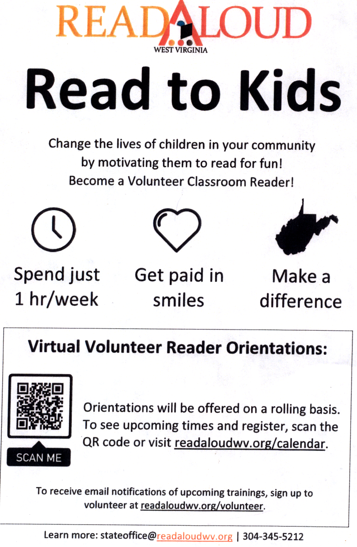 Become a Volunteer Classroom Reader